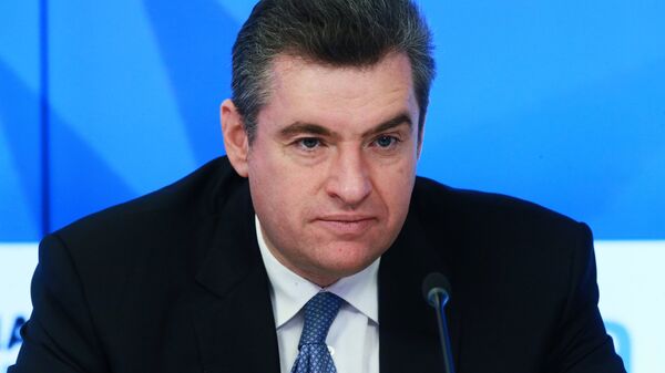 Председатель Комитета Государственной Думы РФ по международным делам Леонид Слуцкий. Архивное фото Председатель Комитета Государственной Думы РФ по международным делам Леонид Слуцкий. Архивное фото