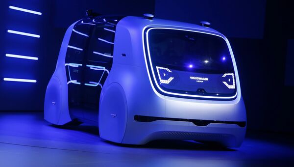 Концепт-кар Volkswagen Sedric на Женевском международном автосалоне Концепт-кар Volkswagen Sedric на Женевском международном автосалоне