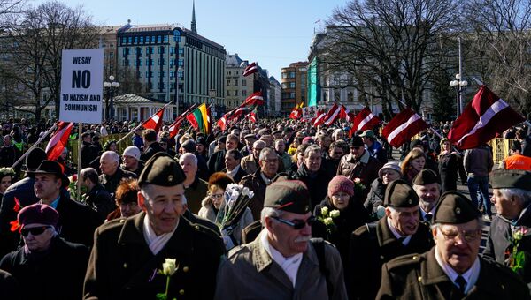 Шествие легионеров в Риге. 16 марта 2017 Шествие легионеров в Риге. 16 марта 2017