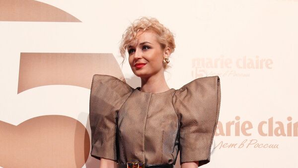 Певица Полина Гагарина на юбилейном вечере по случаю 15-летия журнала Marie Claire в России Певица Полина Гагарина на юбилейном вечере по случаю 15-летия журнала Marie Claire в России