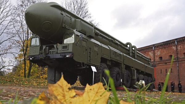 Ракетная установка грунтового базирования Тополь, снятая с боевого дежурства в рамках действия Договора о сокращении наступательных вооружений Ракетная установка грунтового базирования Тополь, снятая с боевого дежурства в рамках действия Договора о сокращении наступательных вооружений