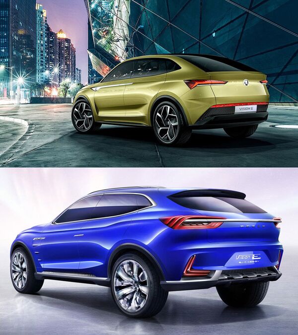 Автомобили Vision E автоконцернов Skoda и Roewe Автомобили Vision E автоконцернов Skoda и Roewe