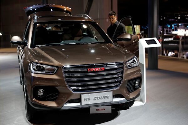 Автомобиль Haval H6 Coupe на Шанхайском автосалоне 2017 Автомобиль Haval H6 Coupe на Шанхайском автосалоне 2017