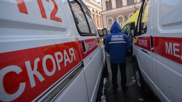 Вручение автомобилей скорой помощи