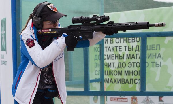 Мастер спорта по практической стрельбе, член сборной России по ружью и карабину Татьяна Коробейник Мастер спорта по практической стрельбе, член сборной России по ружью и карабину Татьяна Коробейник