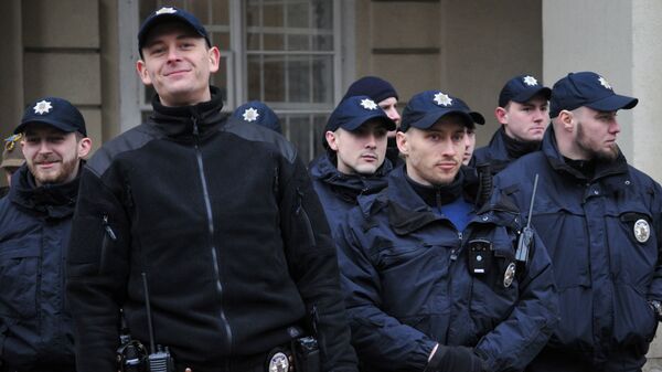 Сотрудники полиции Украины Сотрудники полиции Украины