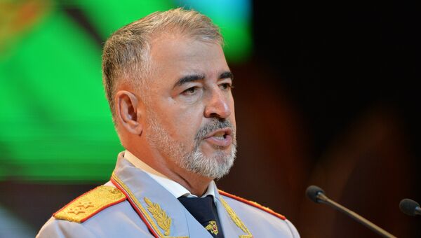 Министр внутренних дел Чеченской Республики Руслан Алханов. Архивное фото Министр внутренних дел Чеченской Республики Руслан Алханов. Архивное фото