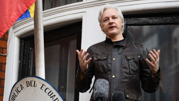 Сооснователь WikiLeaks Джулиан Ассанж на балконе посольства Эквадора в Лондоне. 19 мая 2017 Сооснователь WikiLeaks Джулиан Ассанж на балконе посольства Эквадора в Лондоне. 19 мая 2017