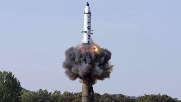 Пуск ракеты Пуккыксон-2 в Северной Корее Пуск ракеты Пуккыксон-2 в Северной Корее