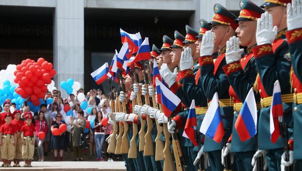 Почетный караул преображенского полка