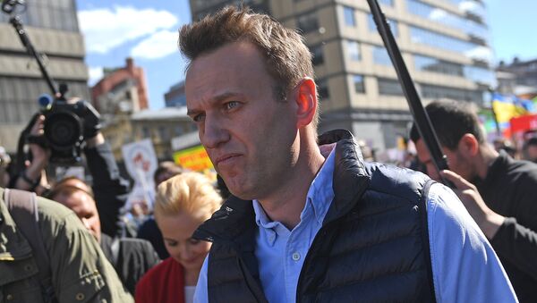 Алексей Навальный на проспекте Академика Сахарова. Архивное фото Алексей Навальный на проспекте Академика Сахарова. Архивное фото