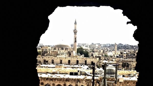 Историческая часть города Алеппо. Архивное фото Историческая часть города Алеппо. Архивное фото