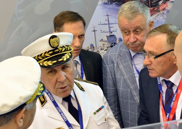 Делегация Алжира на международном военно-морском салоне в Санкт-Петербурге 2017 Делегация Алжира на международном военно-морском салоне в Санкт-Петербурге 2017