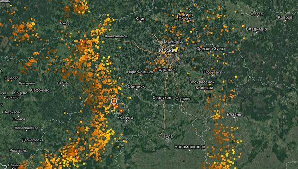 Скриншот сайта lightningmaps.org Скриншот сайта lightningmaps.org