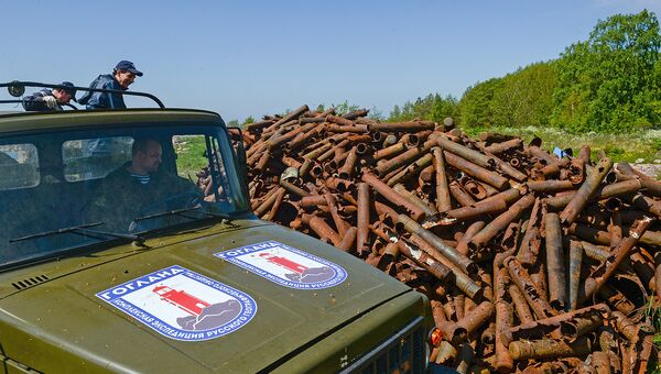 Весь металлолом, собранный волонтерами, будет вывезен с островов Весь металлолом, собранный волонтерами, будет вывезен с островов