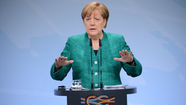 Канцлер Германии Ангела Меркель на саммите Группы двадцати в Гамбурге. 8 июля 2017 Канцлер Германии Ангела Меркель на саммите Группы двадцати в Гамбурге. 8 июля 2017