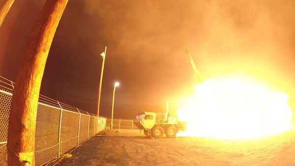 Испытание противоракетного комплекса THAAD на Аляске. 30 июля 2017 Испытание противоракетного комплекса THAAD на Аляске. 30 июля 2017