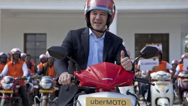 Трэвис Каланик в должности генерального директора Uber. Архивное фото Трэвис Каланик в должности генерального директора Uber. Архивное фото