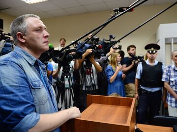 Отец погибшего Алеши Шимко Роман во время предварительных слушаний по делу Ольги Алисовой в Железнодорожном суде. 21 августа 2017 Отец погибшего Алеши Шимко Роман во время предварительных слушаний по делу Ольги Алисовой в Железнодорожном суде. 21 августа 2017