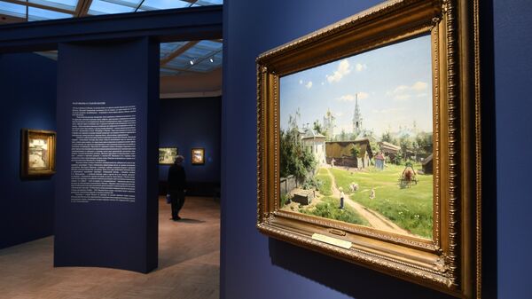 Картина художника Василия Поленова Московский дворик (1878) Картина художника Василия Поленова Московский дворик (1878)