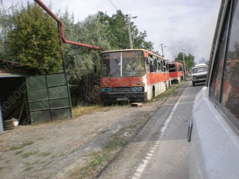 Разрушения в городе Цхинвали Разрушения в городе Цхинвали