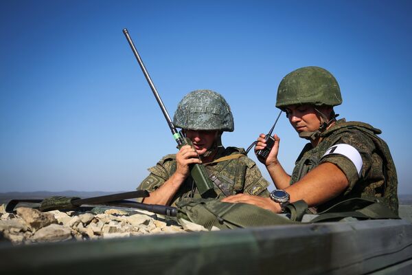 Военнослужащие во время тактико-специальных учений Новороссийского гарнизона Южного военного округа. 15 сентября 2017 Военнослужащие во время тактико-специальных учений Новороссийского гарнизона Южного военного округа. 15 сентября 2017
