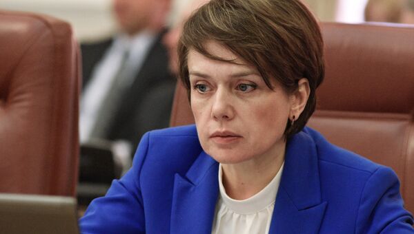 Министр образования и науки Украины Лилия Гриневич на заседании Кабинета министров Украины в Киеве Министр образования и науки Украины Лилия Гриневич на заседании Кабинета министров Украины в Киеве