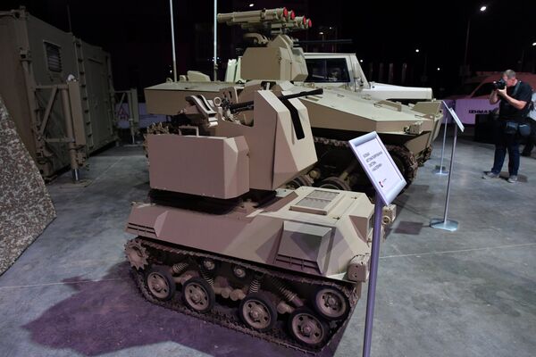 Боевая автоматизированная система Нахлебник на выставке в рамках международного военно-технического форума Армия-2017 Боевая автоматизированная система Нахлебник на выставке в рамках международного военно-технического форума Армия-2017