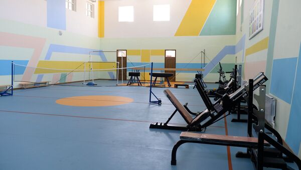 Спортзал в школе Спортзал в школе