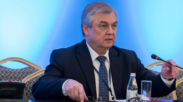 Спецпредставитель президента РФ по Сирии Александр Лаврентьев. Архивное фото Спецпредставитель президента РФ по Сирии Александр Лаврентьев. Архивное фото