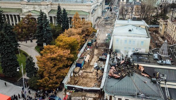Пожар в здании Музея изобразительных искусств им. А.С. Пушкина. 3 ноября 2017 Пожар в здании Музея изобразительных искусств им. А.С. Пушкина. 3 ноября 2017