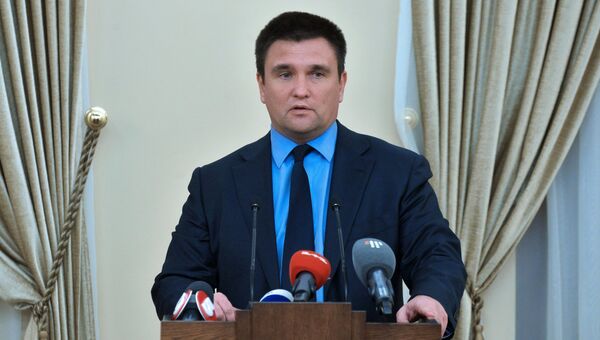 Министр иностранных дел Украины Павел Климкин. Архивное фото Министр иностранных дел Украины Павел Климкин. Архивное фото