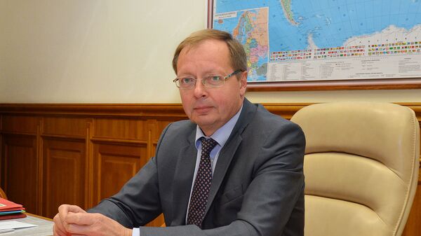 Директор Департамента общеевропейского сотрудничества МИД РФ Андрей Келин Директор Департамента общеевропейского сотрудничества МИД РФ Андрей Келин