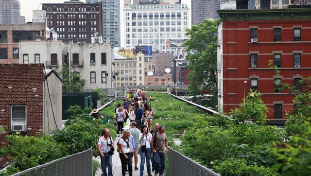 Парк High Line в Нью-Йорке (США) Парк High Line в Нью-Йорке (США)