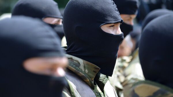 Бойцы батальона Азов Бойцы батальона Азов