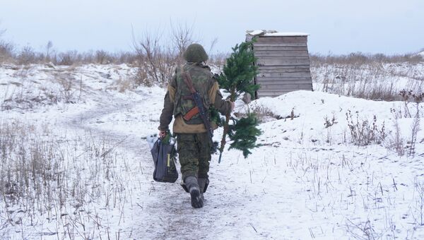 Военнослужащие Народной милиции ЛНР на передовых позициях Военнослужащие Народной милиции ЛНР на передовых позициях