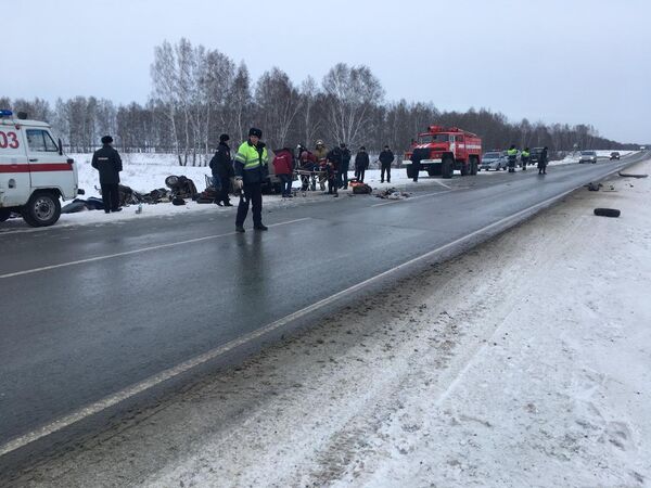 ДТП в Черепановском районе Новосибирской области. 11 января 2018 ДТП в Черепановском районе Новосибирской области. 11 января 2018