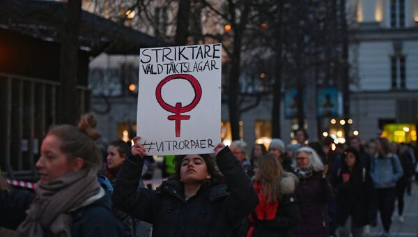 Акция в Стокгольме против насилия Акция в Стокгольме против насилия