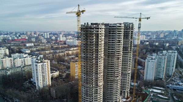 Строительство жилых домов на Профсоюзной улице в Москве