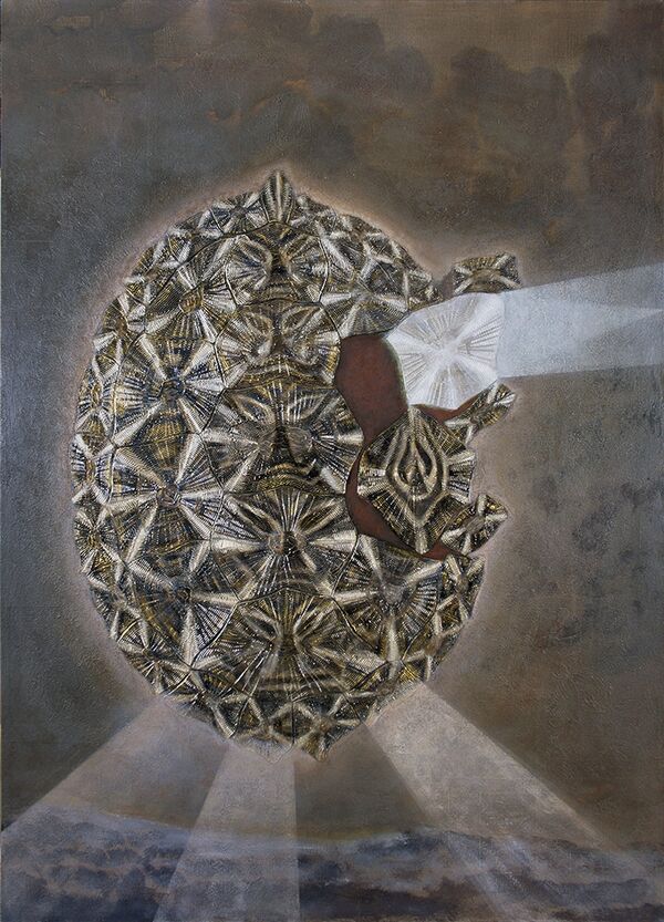 Д. Плавинский. Космическая черепаха, 1995, холст, масло Д. Плавинский. Космическая черепаха, 1995, холст, масло