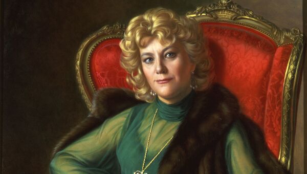 Александр Шилов, портрет Елены Образцовой. Архивное фото Александр Шилов, портрет Елены Образцовой. Архивное фото