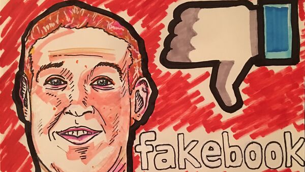 Рисунок Джима Керри с изображением основателя Facebook Марка Цукерберга Рисунок Джима Керри с изображением основателя Facebook Марка Цукерберга