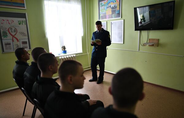 Осужденные в Можайской воспитательной колонии Осужденные в Можайской воспитательной колонии