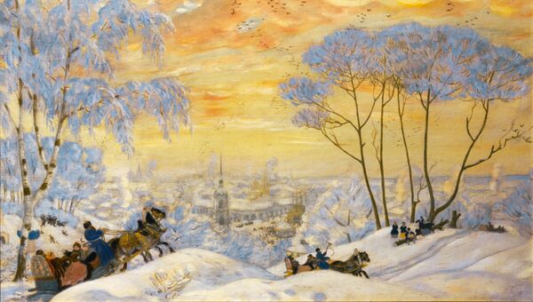 Масленица, 1916. Холст, масло. Государственный Русский музей Масленица, 1916. Холст, масло. Государственный Русский музей