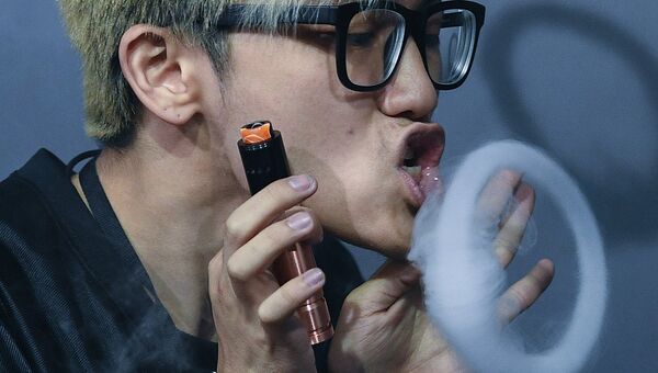 Участник на специализированной выставке vape-индустрии Участник на специализированной выставке vape-индустрии