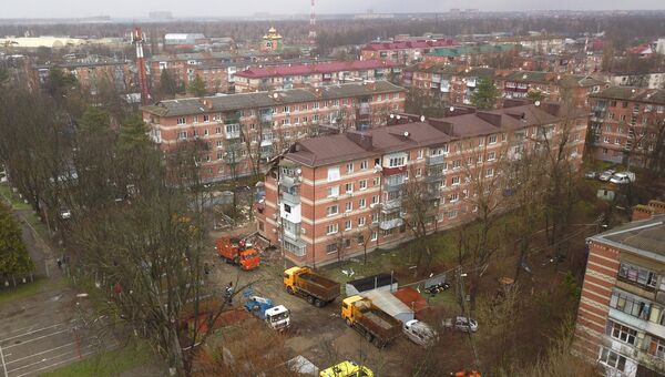Жилой дом на Славянской улице в Краснодаре, где произошел взрыв газа. 10 марта 2018 Жилой дом на Славянской улице в Краснодаре, где произошел взрыв газа. 10 марта 2018