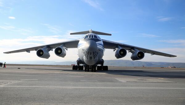 Самолет ИЛ-76 МД. Архивное фото Самолет ИЛ-76 МД. Архивное фото