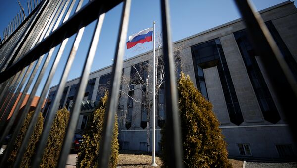 Российское посольство в Оттаве. Архивное фото Российское посольство в Оттаве. Архивное фото