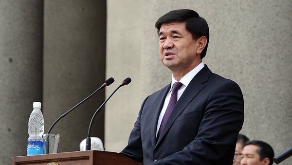 Премьер Киргизии Мухаммедкалый Дуйшекеевич Абылгазиев. Архивное фото Премьер Киргизии Мухаммедкалый Дуйшекеевич Абылгазиев. Архивное фото