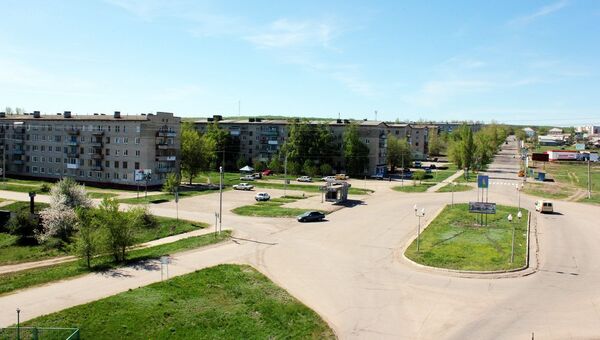 Въезд в город Шиханы Въезд в город Шиханы